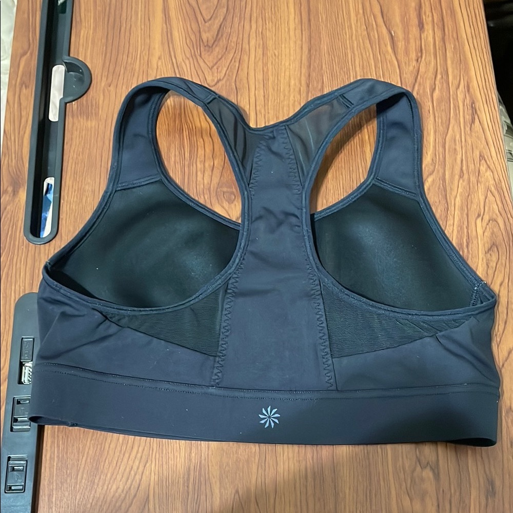 Athleta Black Sports Bra Size 34 B/C
